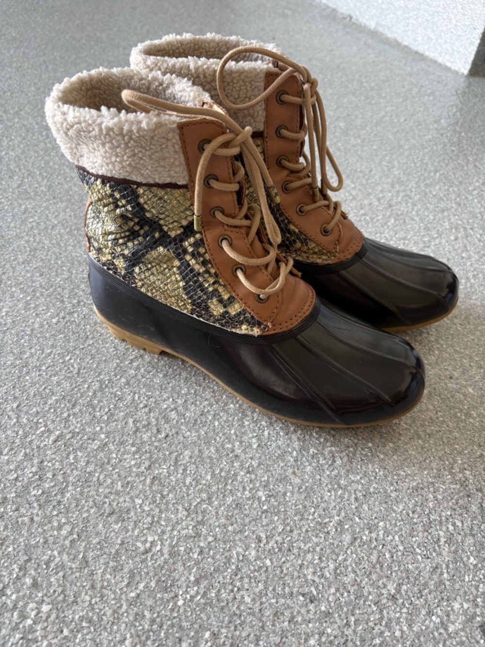 Sam Edelman Caldwell duck boots size 8